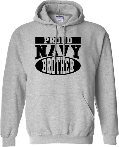 Vista 5 de zerogravitee Sudadera con capucha Proud Navy Brother