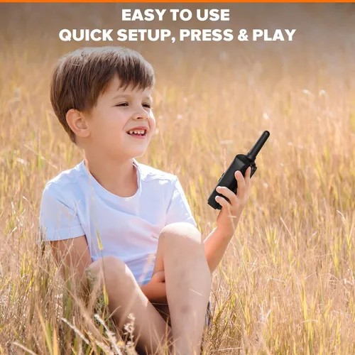 Vista 6 de Wishouse Walkie Talkies para niños y adultos, radios recargables de 2 vías, regalo, accesorios de senderismo, equipo de campamento con lámpara