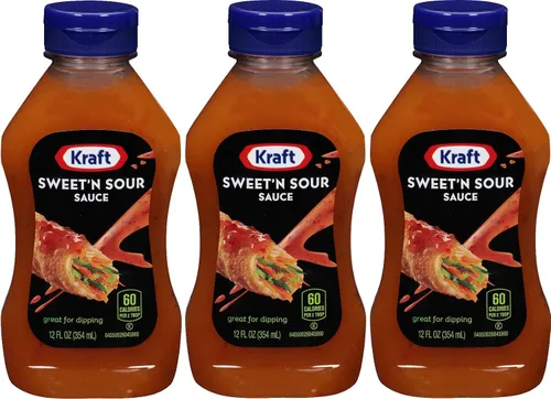 Vista 9 de Kraft Salsa agridulce - Paquete de una sola porción (paquetes de 1 onzas, paquete de 100) Condimento agridulce, ideal con comidas de inspiración