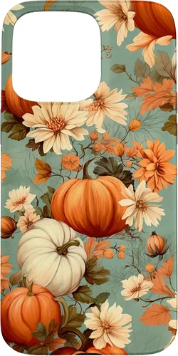 Vista 30 de Funda con temática de otoño para iPhone 11 con diseño de calabaza de otoño para mujer