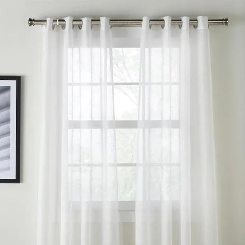 Vista 8 de Deco Window - Varilla ajustable para cortinas para ventanas de 18 a 44 pulgadas, poste de hierro de 1 pulgada extendible de alta resistencia