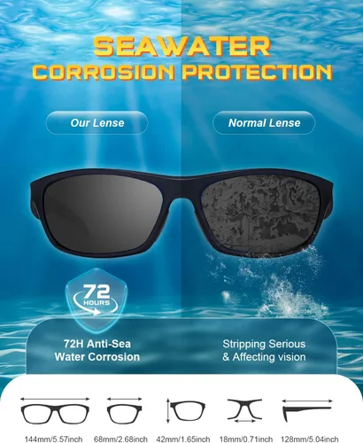 Vista 5 de SKYWAY Gafas de sol deportivas polarizadas de béisbol para hombre, lentes ligeras flotantes para mujeres, atletismo, correr, ciclismo, lentes grises