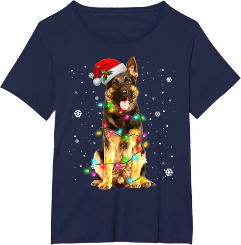 Vista 17 de Suéter de Navidad para perros de pastor alemán, suéter de Navidad para regalos de perros, Negro, S