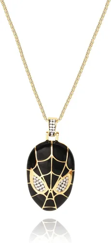 Vista 3 de Marvel Jewelry for Men, Spiderman, Black Panther Sterling Silver Cubic Zirconia Pendant Necklaces, 24" Box Chain