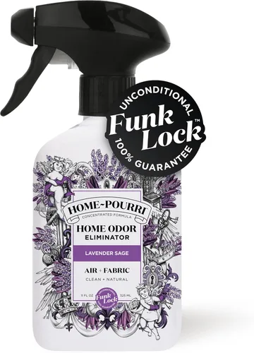 Vista 2 de Home-Pourri Air + Fabric - Ambientador multiusos para olores, 11 onzas líquidas, hasta 570 usos, aroma a salvia lavanda, desodorante de habitación