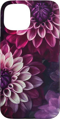 Vista 6 de Dahlia Flower Floral Nature Garden Pink Purple Maroon Design Case for iPhone 17