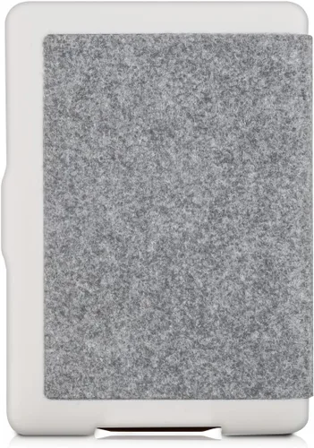 Vista 3 de kwmobile Funda compatible con Amazon Kindle Paperwhite - Funda protectora de tela de fieltro estilo libro para lector electrónico