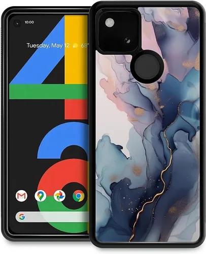 Vista 36 de Compatible con Google Pixel 4A 5G Mobile Case Creative Acrylic Panel trasero Silicona Protección Grip especialmente diseñado para Google Pixel 4A 5G
