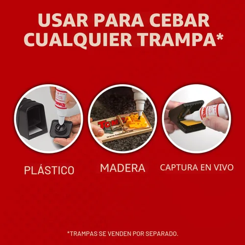 Vista 4 de Scotts-Tomcat 0362210 Gel atrayente de ratones, 1 onza, 1 Atrae tanto ratones como ratas, listo para usar, uso para cebar cualquier trampa