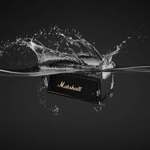 Vista 10 de Marshall Emberton III - Altavoz Bluetooth portátil, diseño resistente e impermeable IP67, sonido estéreo fuerte, graves profundos con tiempo