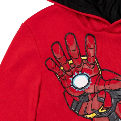 Vista 3 de Marvel Sudadera con capucha de forro polar para niños pequeños a niños grandes (2T - 18-20)