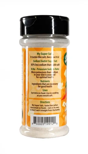 Vista 3 de My SUPER SALT® Butter - Sustituto funcional de sal saborizada con mantequilla, 85% menos de sodio, nutrición inteligente + sabor a comida