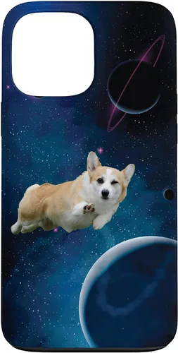 Vista 24 de Funny Kids Space Corgi Mom Pembroke Welsh Corgi Dog Lover Case for iPhone 17