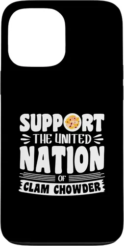 Vista 23 de iPhone 16 Support the united nation of Clam Chowder Case