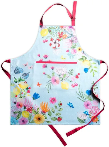 Vista 1253 de Maison d' Hermine Delantales para mujer con bolsillo, 100% algodón (27.50 x 31.50 pulgadas)