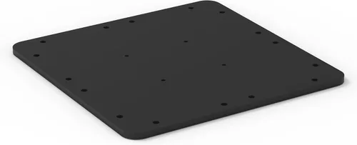 Vista 2 de PURPLE LEAF Base de placa de acero para sombrilla de patio, 15.75 pulgadas de largo x 15.75 pulgadas de ancho x 0.39 pulgadas (THK)