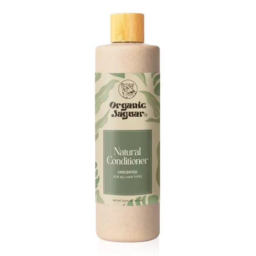 Vista 9 de Organic Jaguar, Acondicionador natural de madreselva, acondicionador sin sulfato con vitamina E, ricino, argán y almendras, miel, para hidratar todo