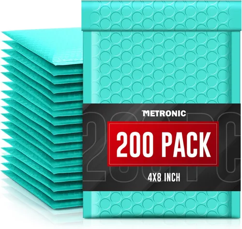 Vista 42 de Metronic Sobres de burbujas de 6 x 10 pulgadas, paquete de 100 sobres Azul