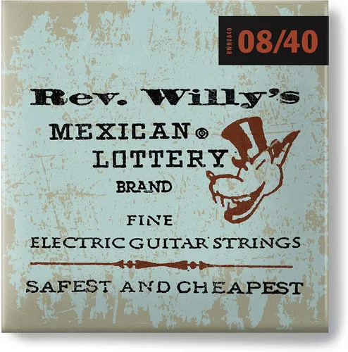 Vista 9 de Dunlop RWN0738 Reverend Willy's cuerdas para guitarra eléctrica
