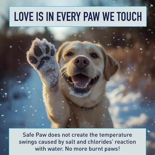 Vista 7 de Safe Paw Paquete de 2 derretidor de nieve y hielo seguro para mascotas, sin sal ni cloruro, 8 libras, producto de mantenimiento de invierno apto