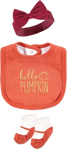 Vista 2 de Hudson Baby Conjunto de canastilla de algodón unisex para bebé