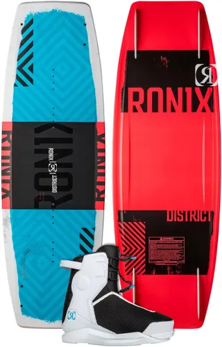 Vista 4 de Ronix Wakeboard District con botas Vision Pro