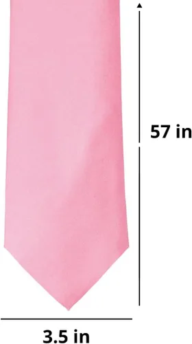 Vista 340 de tiemart Corbata de color sólido para hombre Longitud estándar