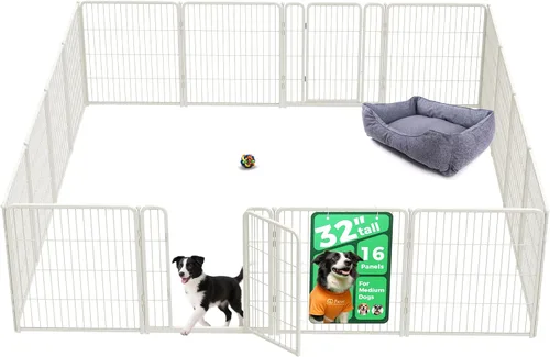 Vista 65 de FXW Homeplus Unleashed Corralito para Perros de Interior - Juego Sin Estrés y Seguro, Resistente de 24 Pulgadas 2 Paneles Corralito para Cachorros