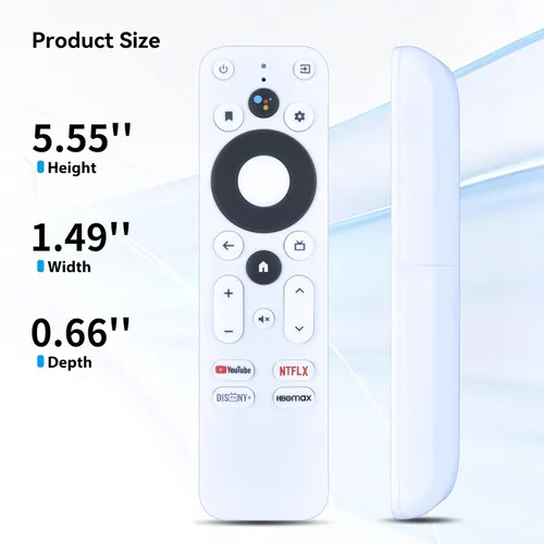 Vista 7 de Control remoto por voz para Onn TV 100024646 FHD 4K, 4K Pro/Plus Streaming Box