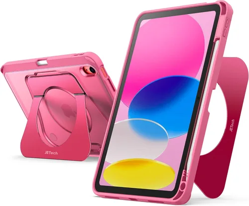 Vista 9 de JETech Funda con función atril para iPad (A16) de 11ª/10ª generación (2025/2022) con soporte para lápices, funda delgada a prueba de golpes, parte