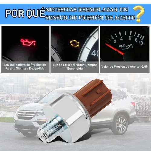 Vista 4 de Interruptor del sensor de presión de aceite para Honda Accord/Pilot/Odyssey 2008-2017 for Honda Ridgeline 2017-2018, Crosstour 2012 2014 2015