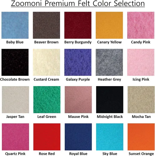 Vista 7 de Zoomoni 19 Flap Small Bag Insert Organizer - Premium Felt (Handmade/20 Colors)