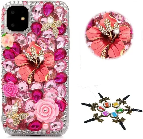 Vista 56 de Sparkle - Funda para teléfono compatible con Samsung Galaxy Z Flip 2 5G, elegante, hecha a mano con diamantes de imitación, diseño de ballet, niña