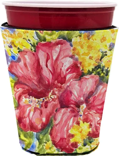 Vista 40 de Caroline's Treasures 6015LITERK Flower – Bird of Paradise Botella de vino Hugger Botella Enfriador de Frigorífico Hugger Funda Abrazadora Lavable a