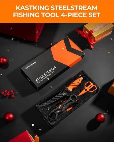 Vista 7 de KastKing SteelStream - Juego de herramientas de pesca, equipo de pesca