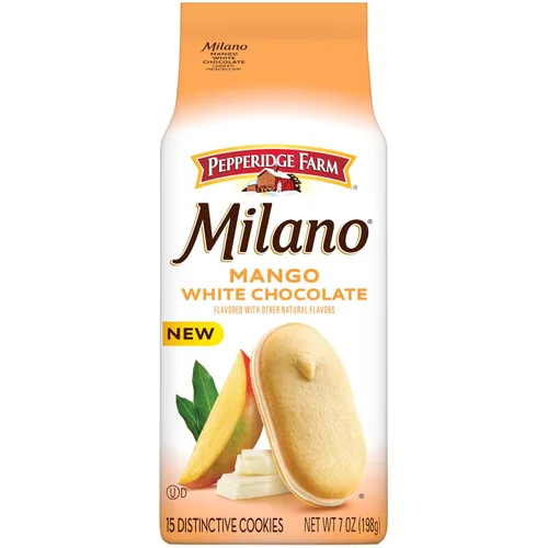 Vista 9 de Pepperidge Farm Milano - Galletas con sabor a coco y chocolate blanco, bolsa de 7 onzas