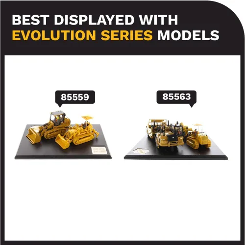 Vista 7 de Diecast Masters 1:50 Caterpillar Diesel No. 12 y 12M3 Motoniveladora, Evolution Series Cat Truck Camión para gatos modelo a escala coleccionable