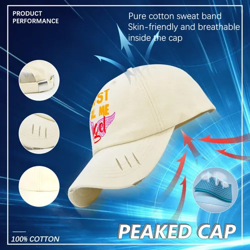 Vista 7 de Hiking Hats for Women Vintage Hat for Women Hat Trendy Sun Cap br