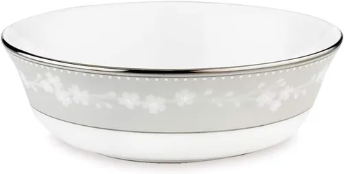 Vista 13 de Lenox Bellina Bone China Platinum Banded - Juego de 5 piezas, servicio para 1
