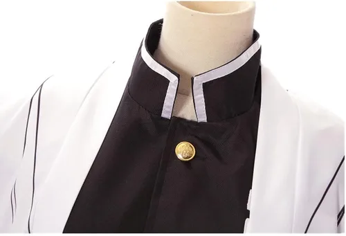 Vista 3 de ZHDTY Conjunto de disfraz de anime para cosplay con capa y kimono