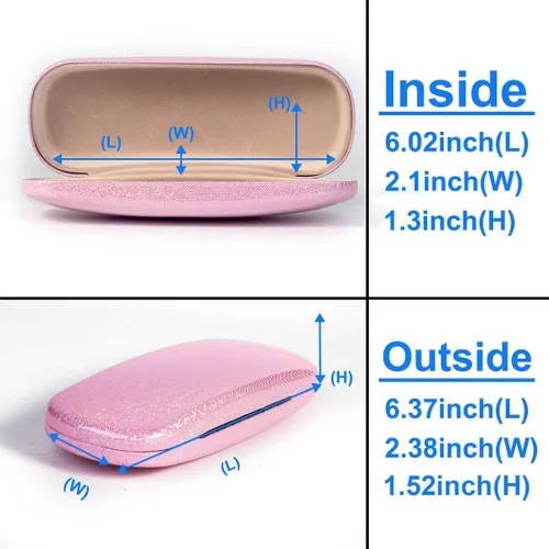 Vista 3 de RayLove Casos duros unisex de las gafas de la cáscara, caso protector para los vidrios