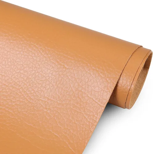 Vista 13 de Tela de Tapicería de Vinilo de Cuero Sintético por Yarda 55" de Ancho Material de Cuero Sintético Suave en Láminas para Muebles Marino Manualidades