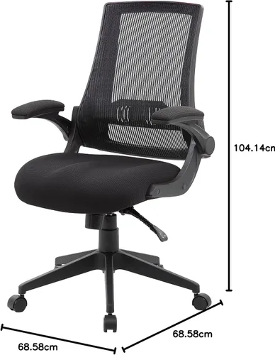 Vista 9 de Boss Office Products Sillas de asiento de tarea, negro