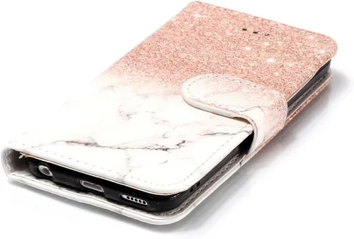 Vista 8 de Areall - Funda protectora completa para iPod Touch de 7ª/6ª/5ª generación, funda protectora completa para iPod Touch 5/6/7, color oro rosa y blanco