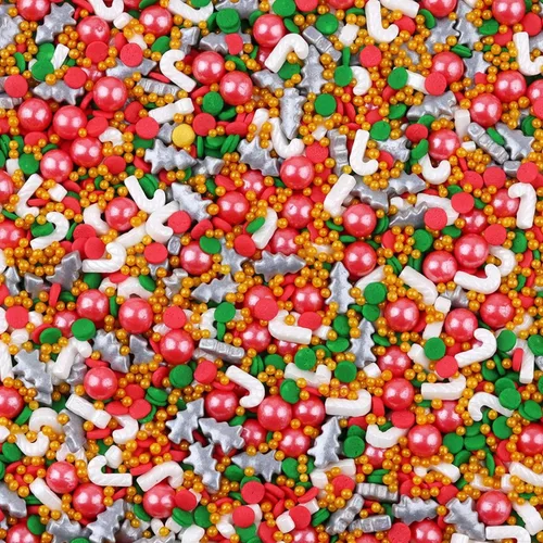 Vista 2 de Decoración comestible de Navidad Sprinkles para Cake Cupcake Topper (xmas003)