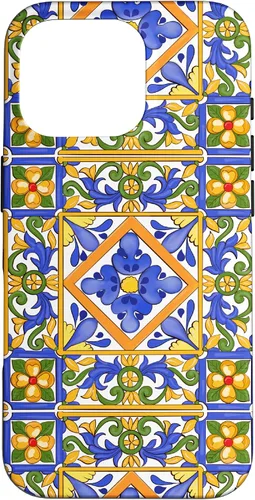 Vista 20 de Sicilian,Italian,Summer,Tiles,Mosaic,Majolica Art Case for iPhone 17