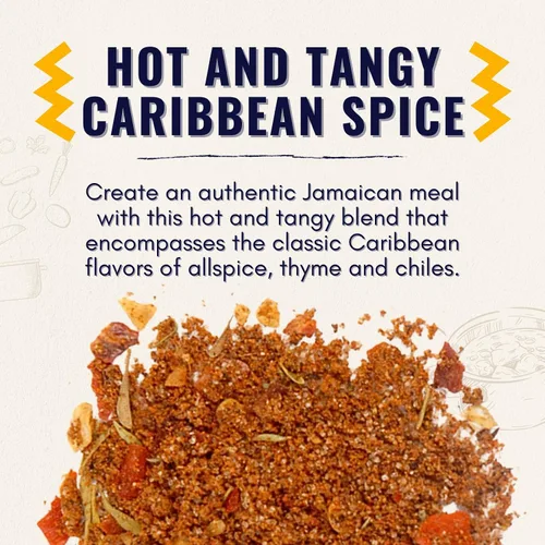 Vista 3 de Shawhan Farms Islands Jamaican-Style Jerk Seasoning - Sin OMG - Naturalmente libre de gluten - Perfecto para carnes, adobos y verduras - Botella
