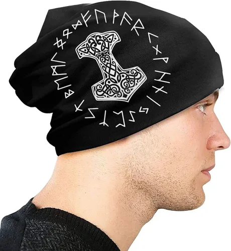 Vista 3 de Fuevdvrri Beanie Men Women Unisex Skull Winter Hats Cap Custom