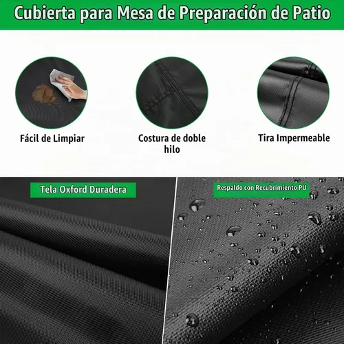 Vista 3 de Cubierta de mesa para mesa de carrito de preparación de acero