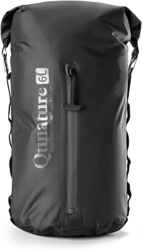 Vista 9 de Bolso de la horquilla de la bici, sistema ultraligero impermeable del rollo para Bikepacking Negro